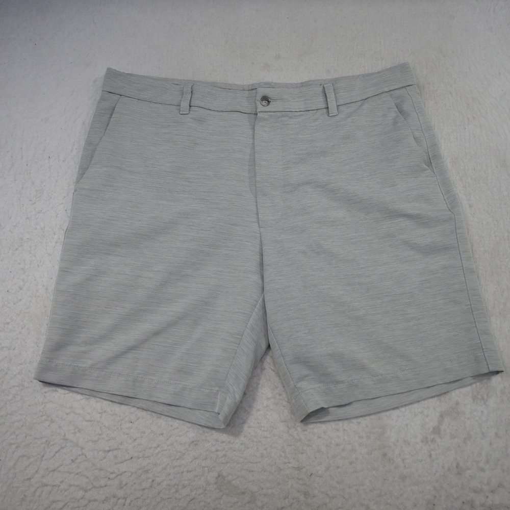 Callaway Golf Shorts Mens 38 Gray Performance Stretch Flat Front Heathered